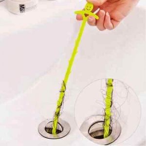 3pcs Sink Pipe Dredger Water Channel Drain Cleaner Hair Cleaning Sewer Filter