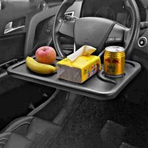Car Steering Wheel Tray Table Laptop Mount Drink Holder Eating Food Desk stand